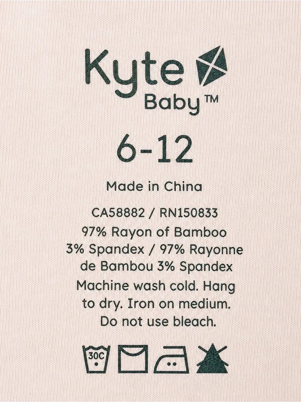 Kyte Baby Sakura Spaghetti Strap Leotard 6–12M | Bamboo